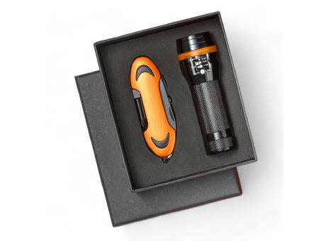 Set Colorado I: LED-Taschenlampe und Taschenmesser