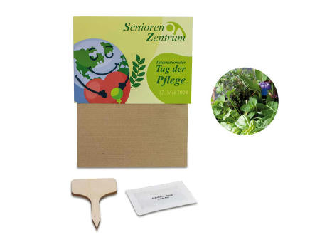Pflanz-Set - 2er-Set - Basilikum / Gartenkresse