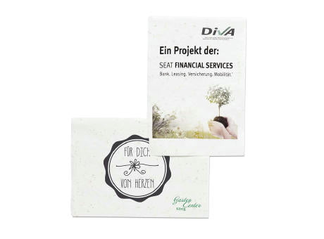 Samenpapier DIN A5 - Blumenmischung, Druck 4/4-c