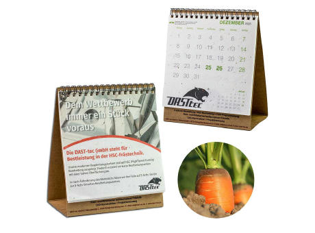Samenpapier-Tischkalender - Gänseblümchen