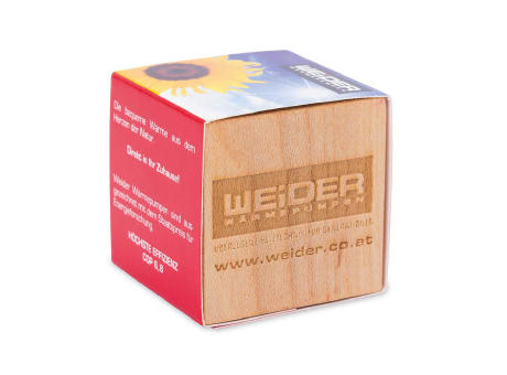 Pflanz-Holz Magnet mit Samen - Basilikum