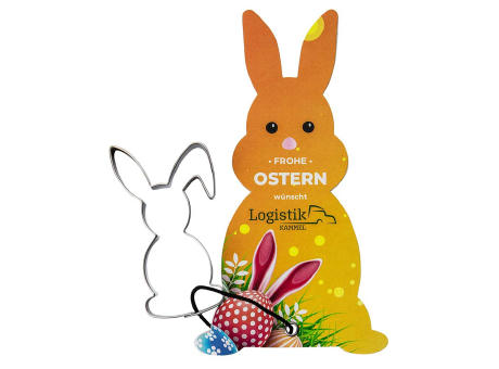 Backförmchen mit Rezeptblock - Hase
