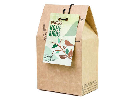 Vogelfutter To-Go - Werbekarte