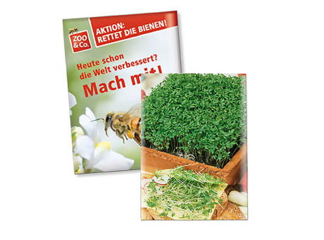 Samentütchen Klein - Standardpapier - Basilikum
