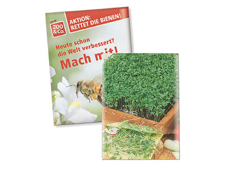 Samentütchen Klein - Recyclingpapier - Basilikum