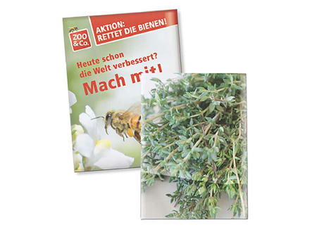Samentütchen Klein - Recyclingpapier - Basilikum
