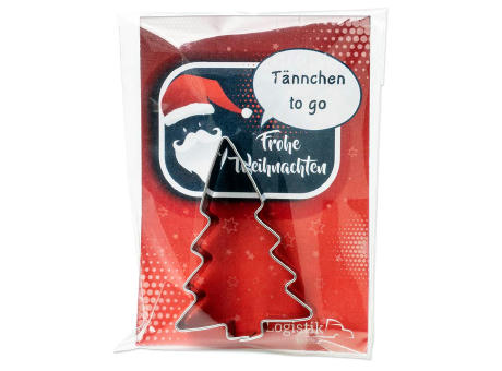 Backförmchen in der Werbetüte - Winter - Schneemann