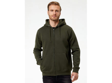BS Vega Hoodie mit durchgehendem Reißverschluss, 280 gr/m²