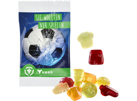 Fruchtgummi STANDARD-Formen 15 g im kompostierbaren Tütchen
