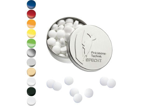 XS-Prägedose mit Pfefferminzpastillen, 18g