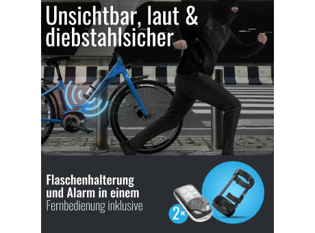 B1 Fahrrad-Alarm, mit Flaschenhalterung