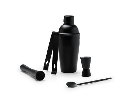 COCKTAIL-SET PISCO S/EINHEITSGRÖSSE BLACK