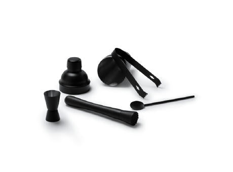 COCKTAIL-SET PISCO S/EINHEITSGRÖSSE BLACK
