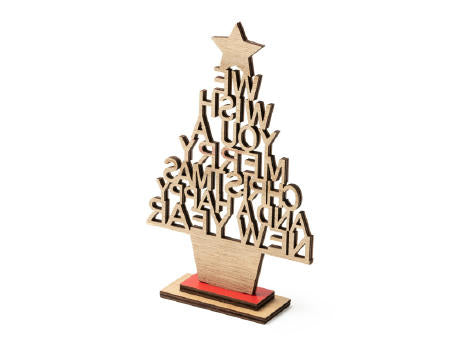 WEIHNACHTSBAUM TINSEL S/EINHEITSGRÖSSE WOOD