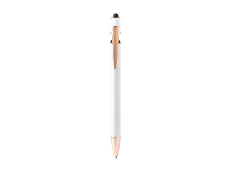 KUGELSCHREIBER ROSES S/BLAUE TINTE WHITE