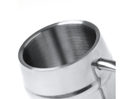TASSE DUNKEL S/EINHEITSGRÖSSE SILVER