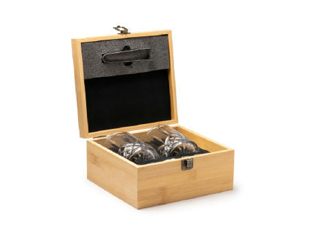 WHISKY-SET DANYS S/EINHEITSGRÖSSE GREIGE