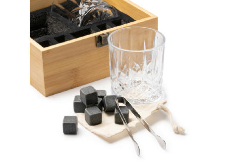 WHISKY-SET DANYS S/EINHEITSGRÖSSE GREIGE