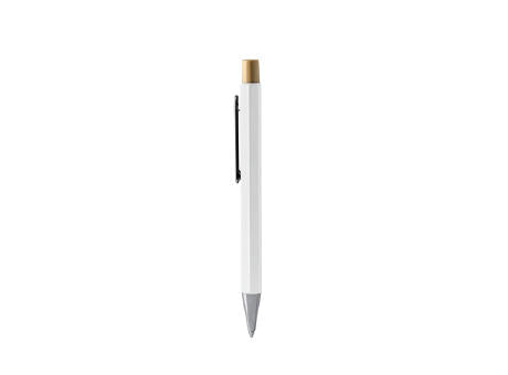 KUGELSCHREIBER SALOM S/BLAUE TINTE WHITE