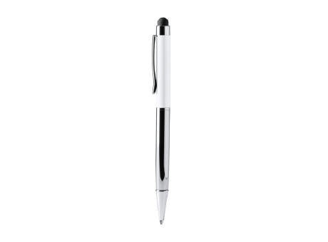 KUGELSCHREIBER BRAVOS S/BLAUE TINTE WHITE