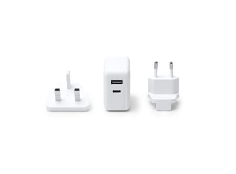 STECKERADAPTER BAPEK S/EINHEITSGRÖSSE WHITE