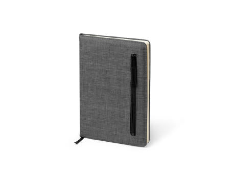 NOTIZBLOCK KINON S/EINHEITSGRÖSSE BLACK