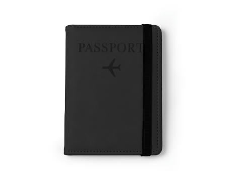 REISEPASSHÜLLE MUNDI S/EINHEITSGRÖSSE BLACK