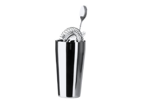 COCKTAIL-SET LARIUS S/EINHEITSGRÖSSE SILVER