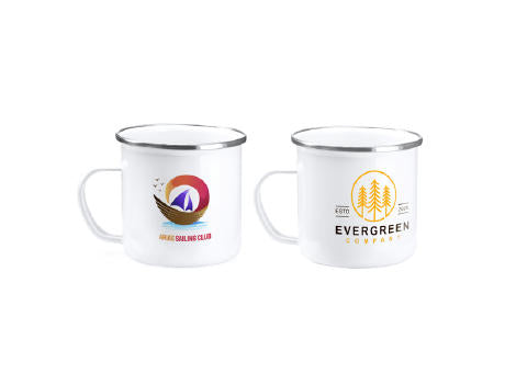 SUBLIMATION METALLBECHER DAMASCO S/EINHEITSGRÖSSE WHITE