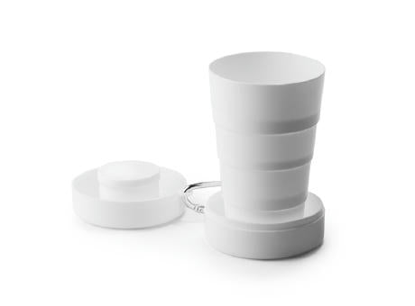 KLAPPBECHER GOSTO S/EINHEITSGRÖSSE WHITE