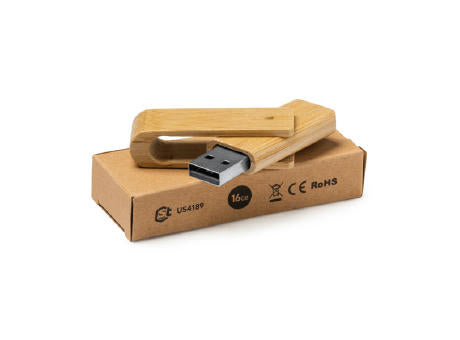USB-STICK PERCY S/16 GB BAMBOO