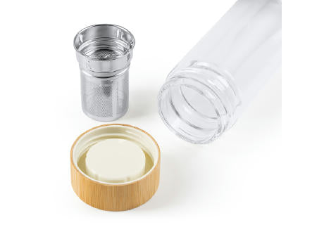 WASSERFLASCHE SAOKO S/EINHEITSGRÖSSE TRANSPARENT