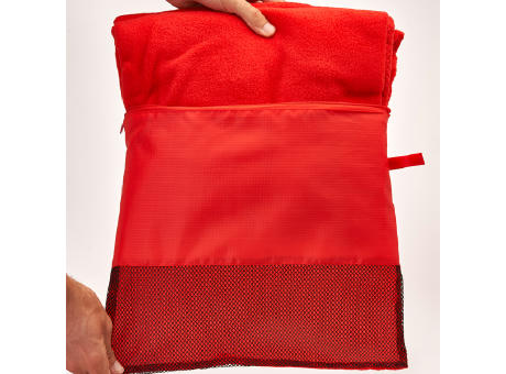 FLEECEDECKE MIT BEZUG BERING S/EINHEITSGRÖSSE BLACK