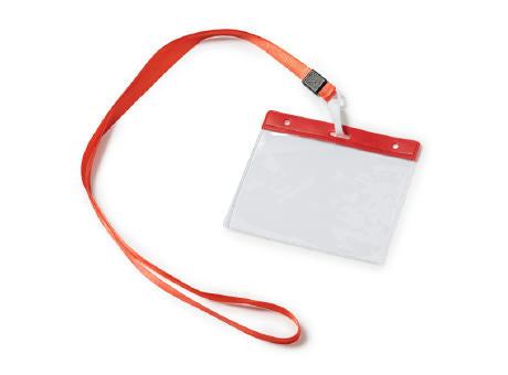 UMHÄNGEBAND/AUSWEIS POMEL S/EINHEITSGRÖSSE WHITE