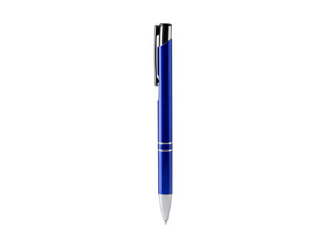 KUGELSCHREIBER SIMON S/BLAUE TINTE WHITE