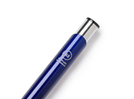 KUGELSCHREIBER SIMON S/BLAUE TINTE WHITE