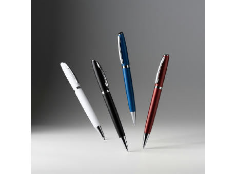 KUGELSCHREIBER ALVIK S/BLAUE TINTE WHITE