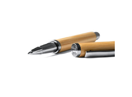 KUGELSCHREIBER PIRGO S/BLAUE TINTE BAMBOO