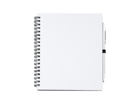 NOTIZBUCH LEYNAX S/EINHEITSGRÖSSE WHITE
