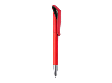 KUGELSCHREIBER IRATI S/BLAUE TINTE BLACK/WHITE