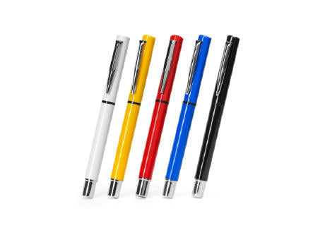 KUGELSCHREIBER YAMA S/BLAUE TINTE WHITE