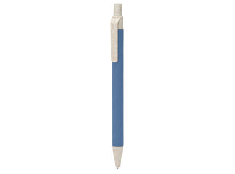 KUGELSCHREIBER AUS PAPPE/WEIZEN GROVE S/BLAUE TINTE BLACK/CREAM
