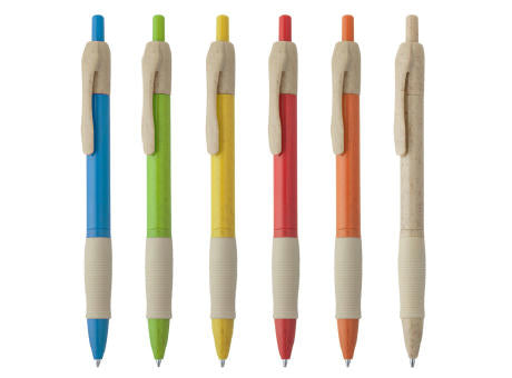 KUGELSCHREIBER HANA S/BLAUE TINTE YELLOW