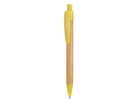 KUGELSCHREIBER STOA S/BLAUE TINTE YELLOW/GREIGE