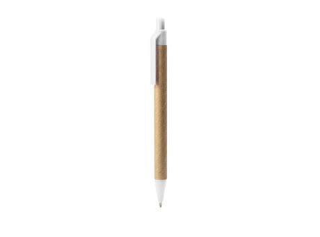 KUGELSCHREIBER AUS PAPPE ALDER S/BLAUE TINTE WHITE