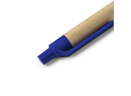 KUGELSCHREIBER AUS PAPPE ALDER S/BLAUE TINTE WHITE