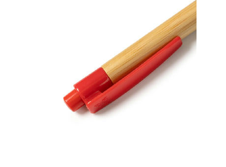 BAMBU KUGELSCHREIBER GILDON S/BLAUE TINTE WHITE