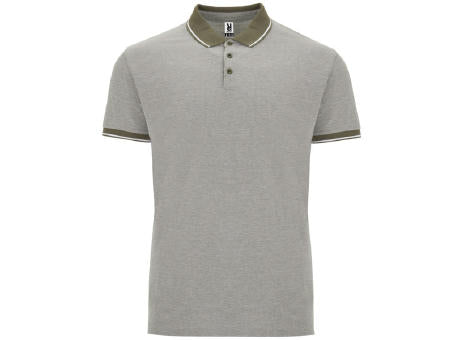 POLOSHIRT BOWIE S/S HEATHER MILITAR DARK GREEN
