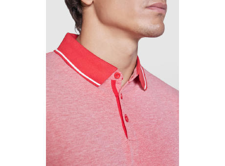 POLOSHIRT BOWIE S/S HEATHER MILITAR DARK GREEN