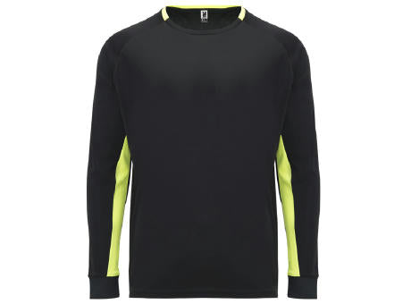 T-SHIRT PORTO S/M BLACK/FLUOR YELLOW